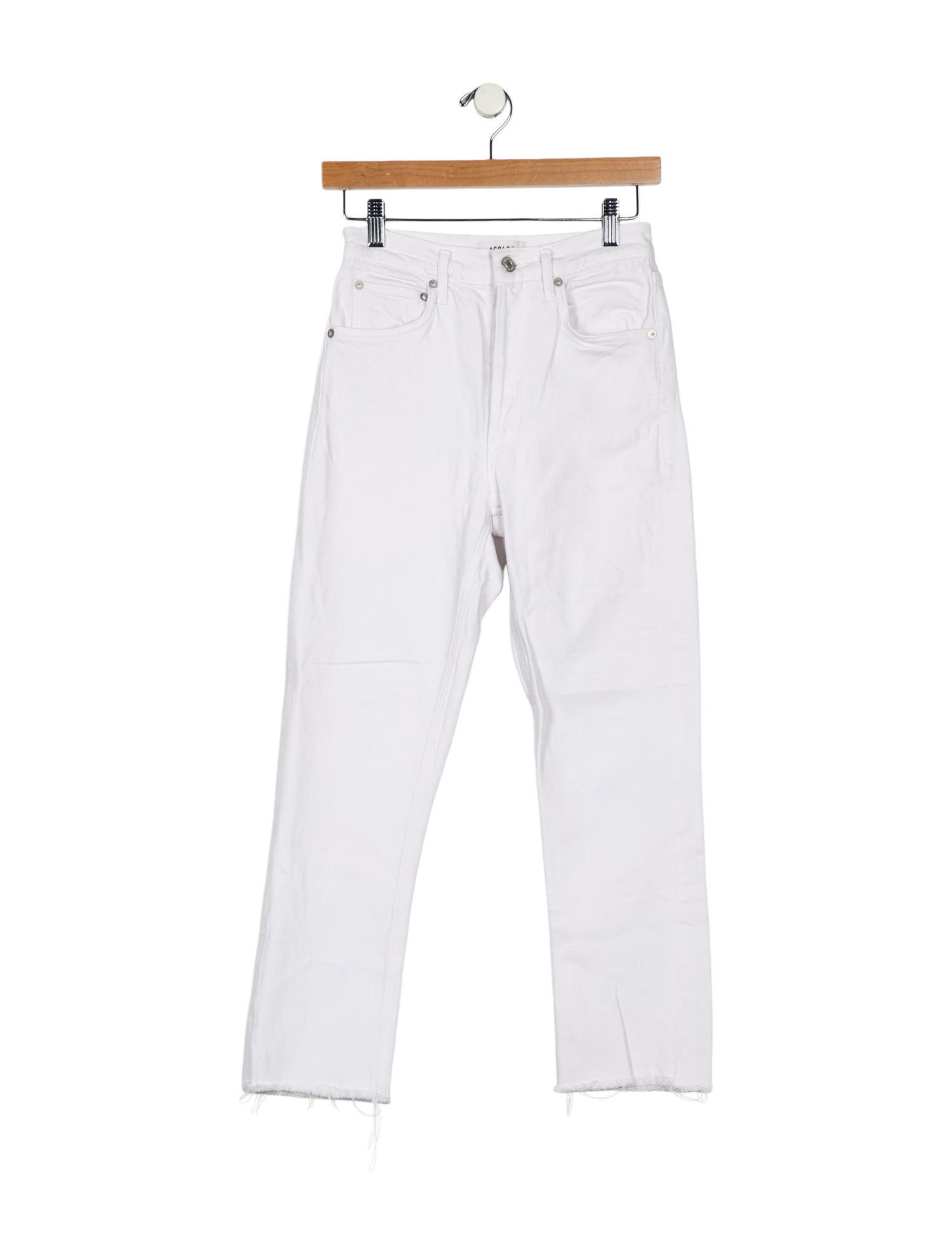 AGOLDE Mid-Rise Straight Leg Jeans